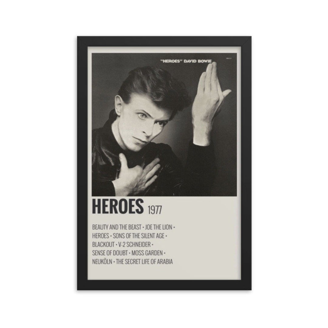 David Bowie Poster Vitnage David Bowie Rock Rock Poster - Etsy