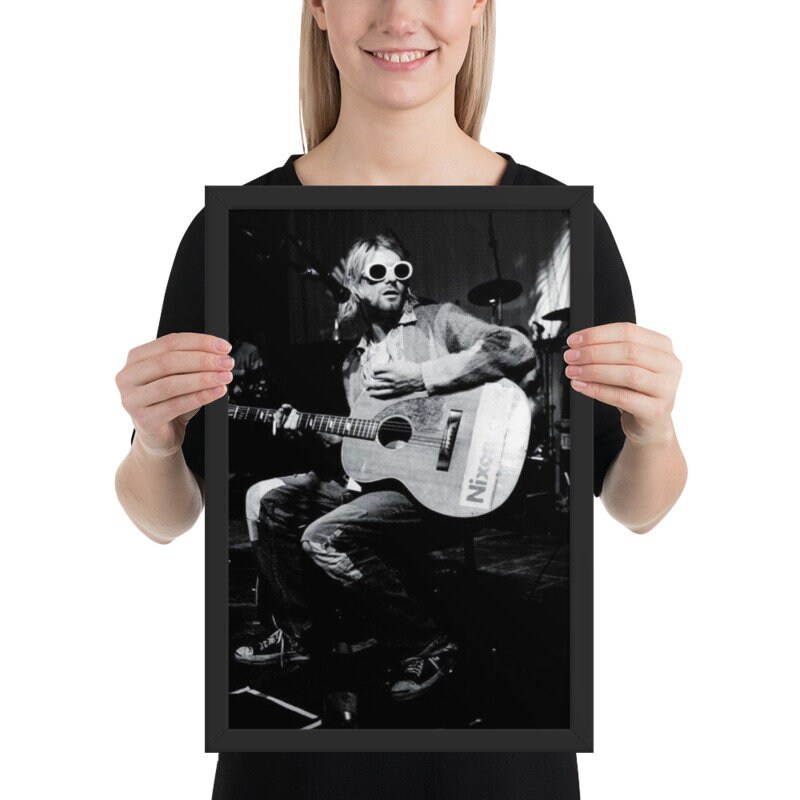 Poster Kurt Cobain Gitaar (61 x 91,5 cm Poster Kurt Cobain Gitaar (61 x 91,5 cm