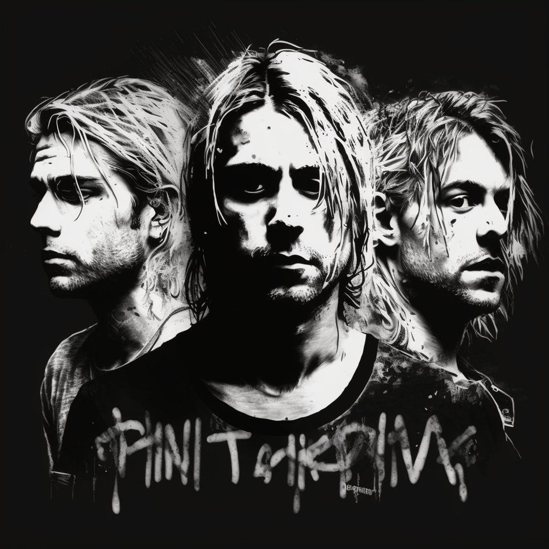 Nirvana Poster Nirvana Digital Download Grunge Poster Etsy