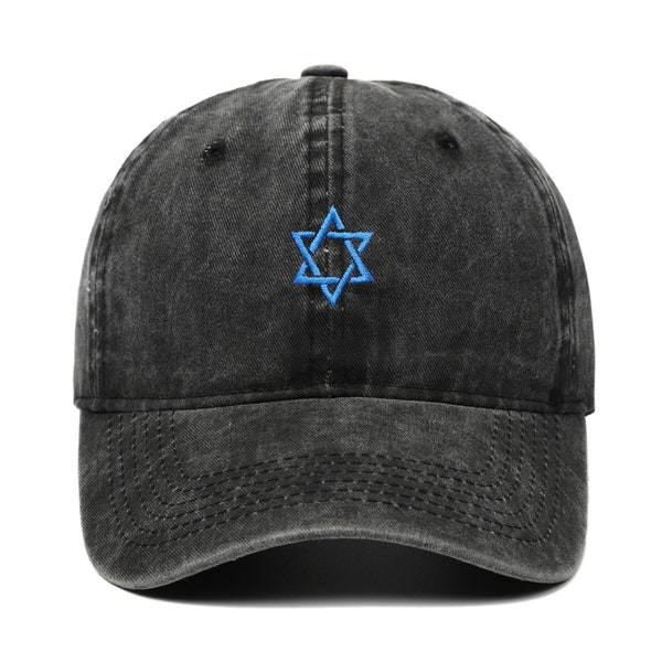 Star Of Davd Trucker Hat Mesh Snapback Baseball Cap Jewsh Relgon - Etsy