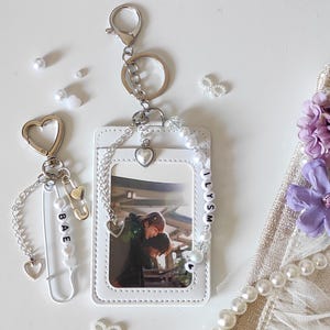 Custom Couple Photocard Holder – Romantic Gift – Personalized Lover Photo Holder – Romantic Gift