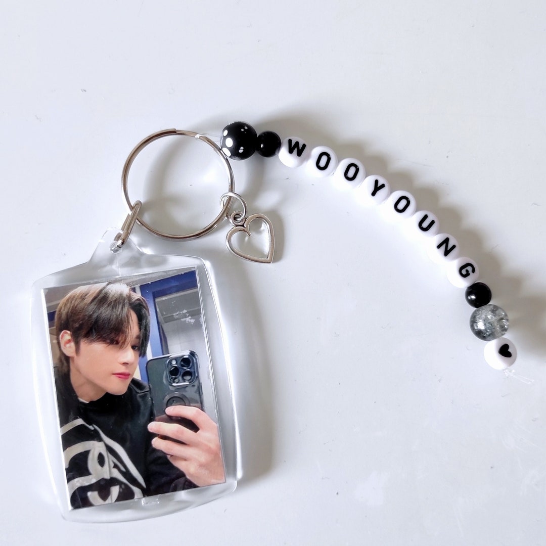 Wooyoung Ateez Keychain Etsy