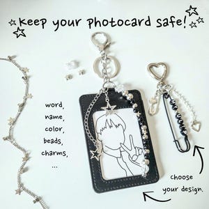 Portafotos K-Pop – llavero personalizado – regalo para fans – accesorio coleccionable de K-Pop