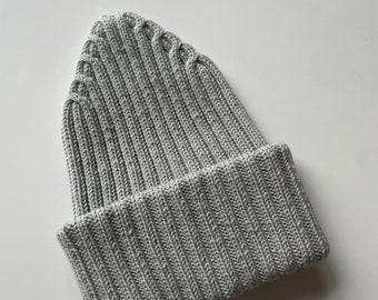 Merino Wool Beanie Merino Hat Strickmütze Women's Hat