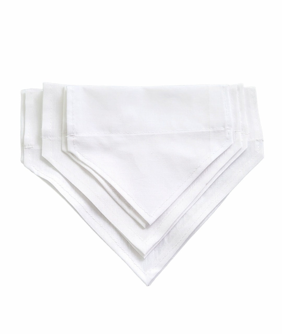 6 X Blank Dog BANDANAS White for Personalising Crafts Printing Etsy UK