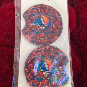 Grateful Dead Car Coasters Dead Heads