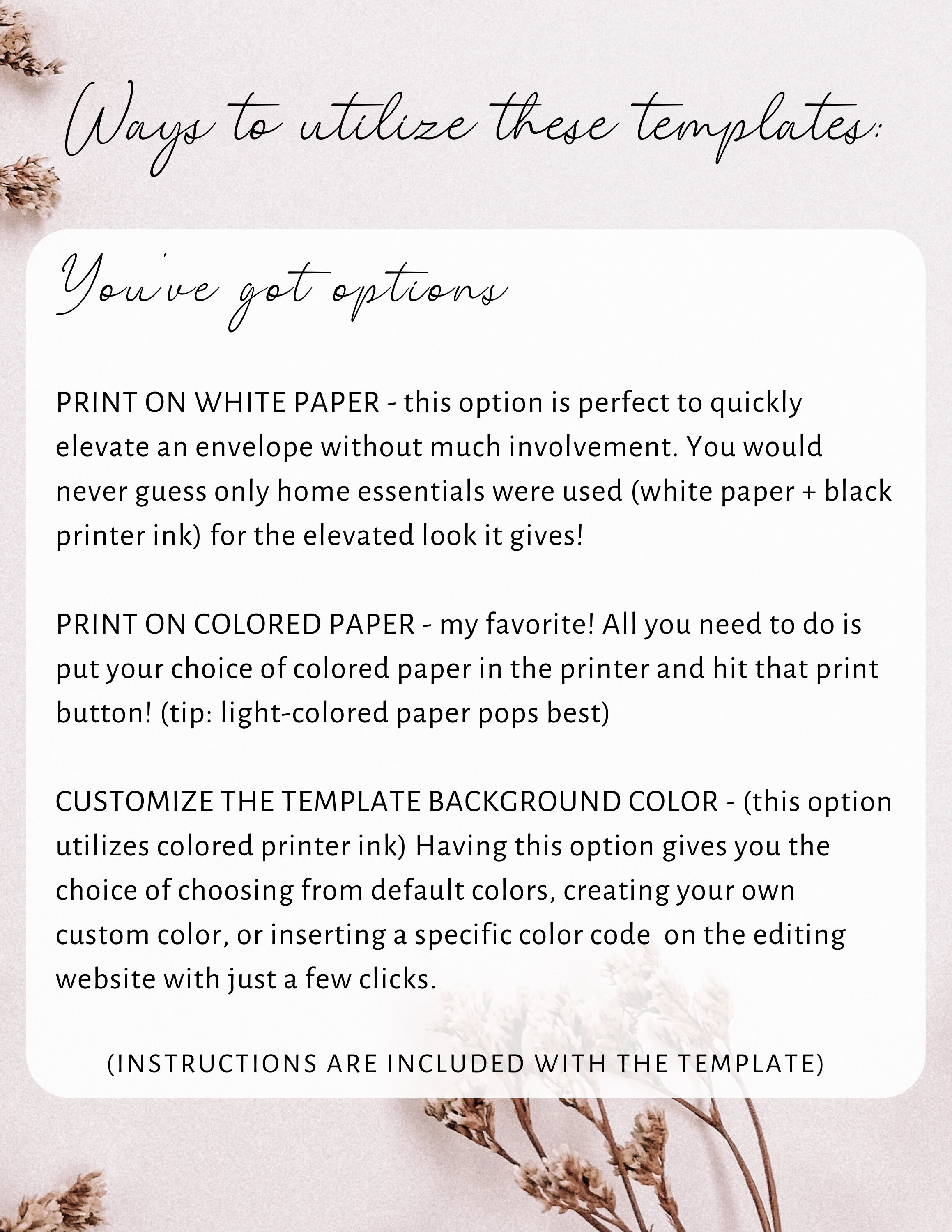 Envelope Liner Template, Printable Envelope Liner, Editable Envelope