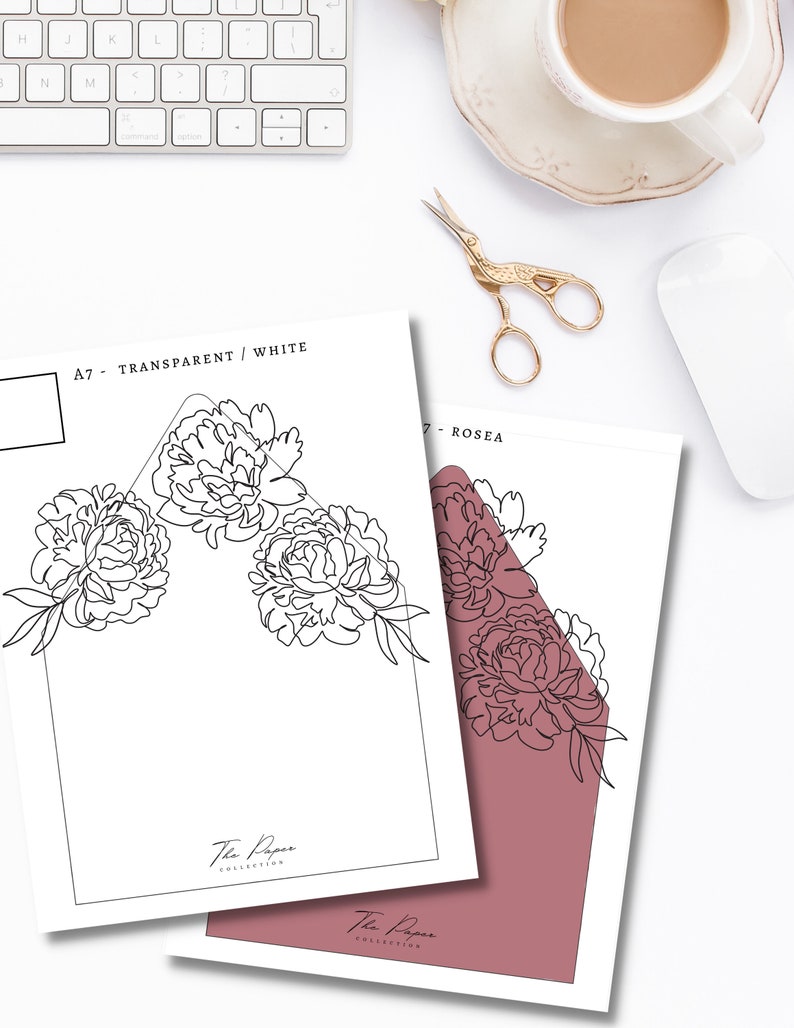 Envelope Liner Template Printable Envelope Liner Editable - Etsy