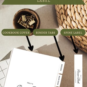 Cookbook Template, EXPANDED SET, Recipe Template, Recipe Book Template ...