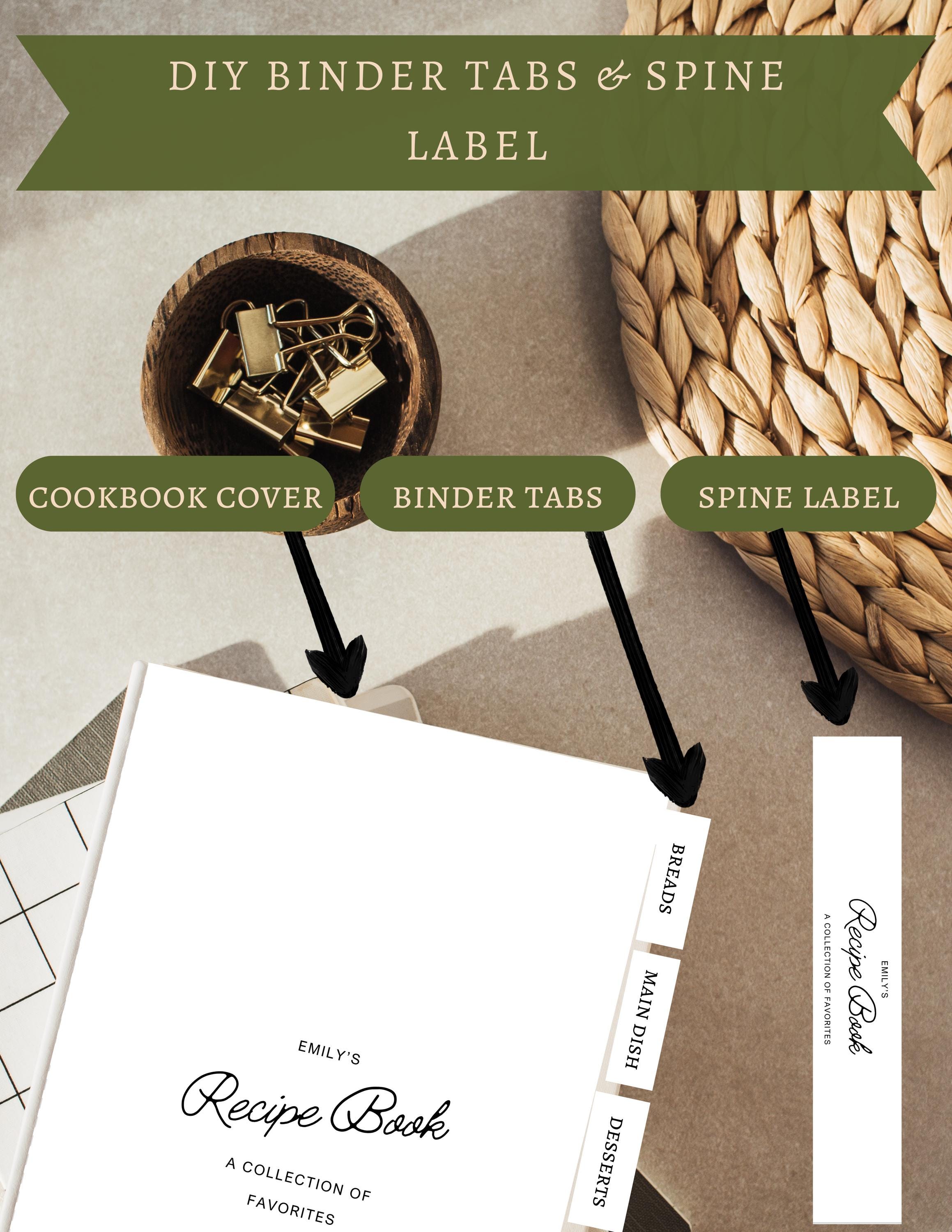 Cookbook Template, EXPANDED SET, Recipe Template, Recipe Book Template ...