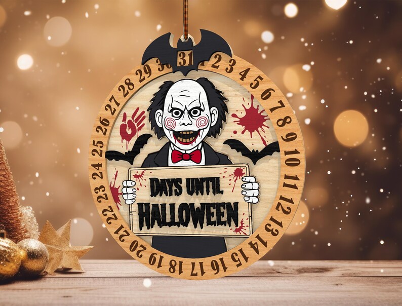 Horror Movie Countdown Calendar Svg, Happy Halloween Svg, Days Until ...