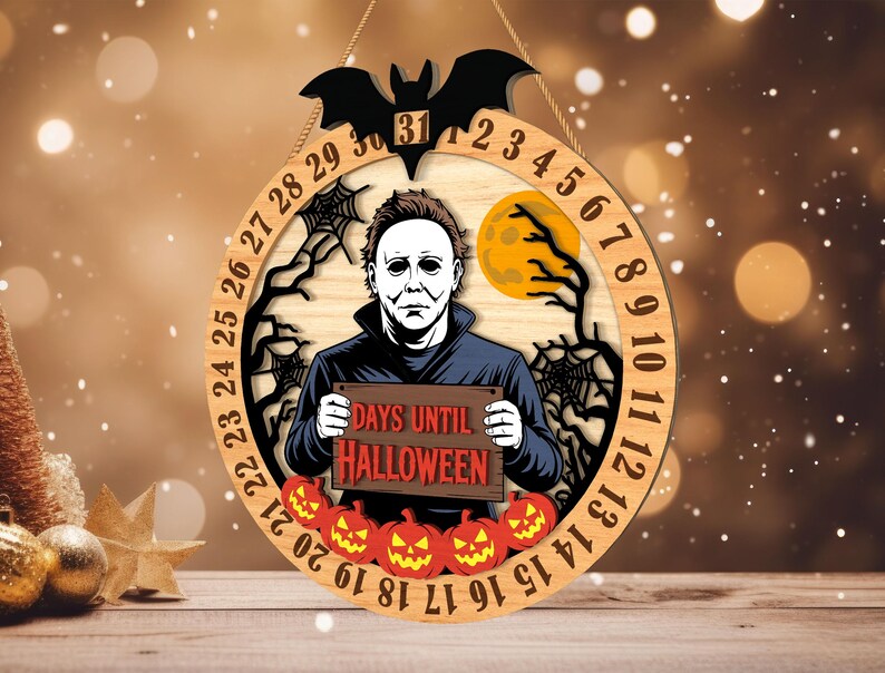 Horror Movie Countdown Calendar Svg, Happy Halloween Svg, Days Until ...