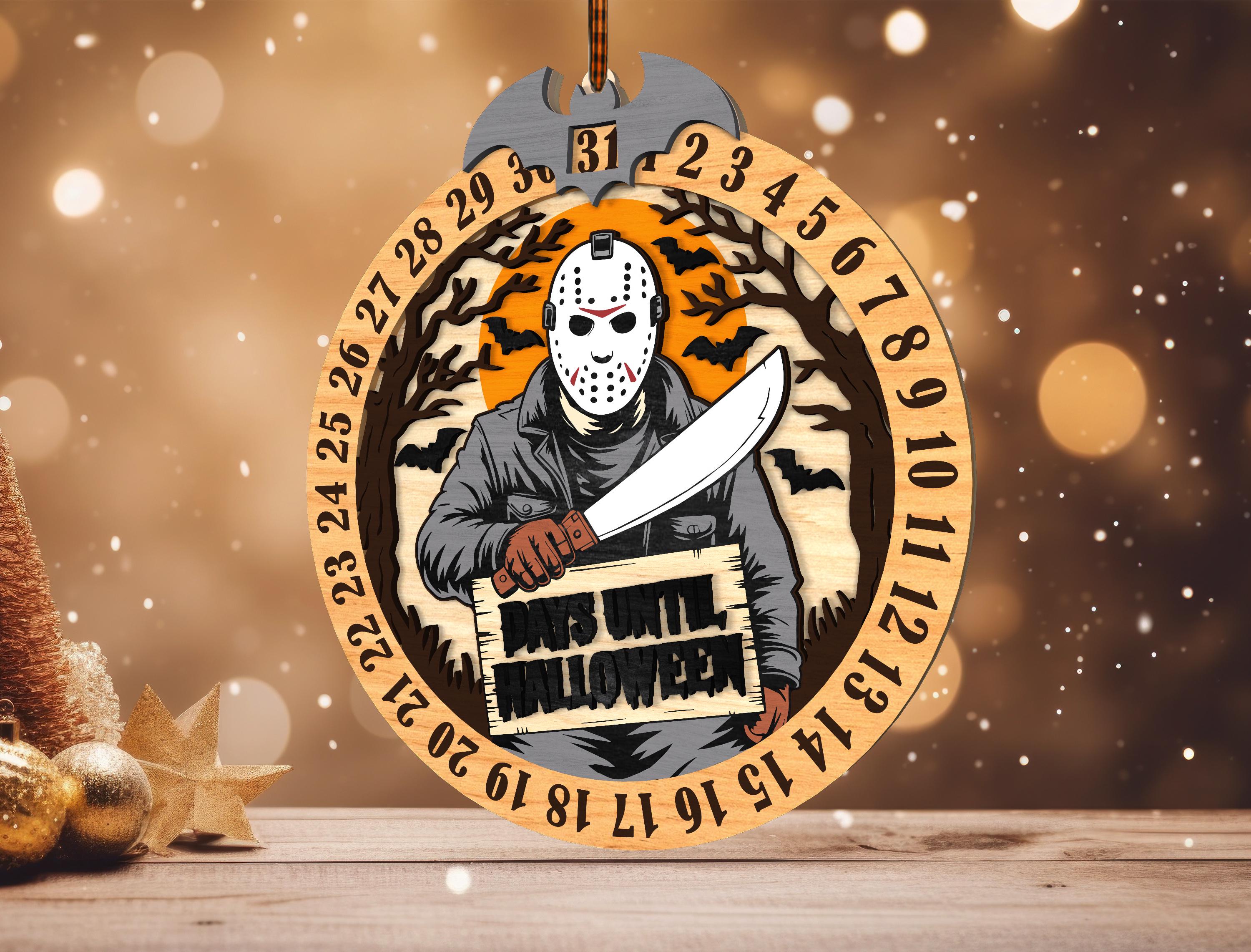 Horror Movie Countdown Calendar Svg, Happy Halloween Svg, Days Until ...