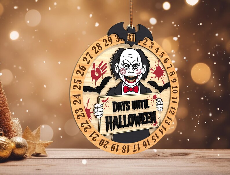 Horror Movie Countdown Calendar Svg, Happy Halloween Svg, Days Until ...