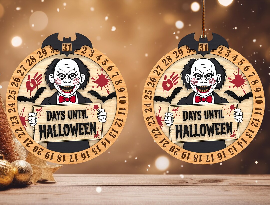 Horror Movie Countdown Calendar Svg, Happy Halloween Svg, Days Until ...