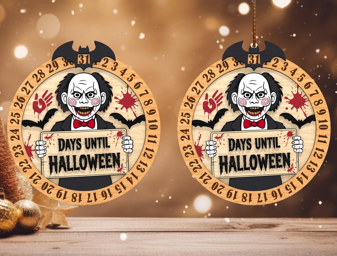 Horror Movie Countdown Calendar Svg, Happy Halloween Svg, Days Until ...