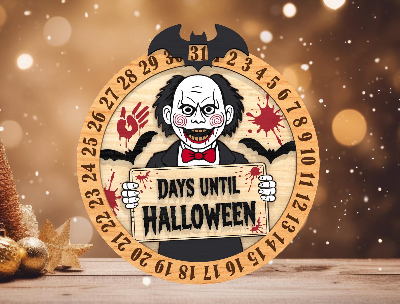 Horror Movie Countdown Calendar Svg, Happy Halloween Svg, Days Until ...