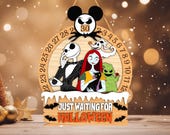 Halloween Movie Countdown Calendar svg, Happy Halloween svg, Days Until Halloween Countdown svg, Laser cut files, Glowforge svg files