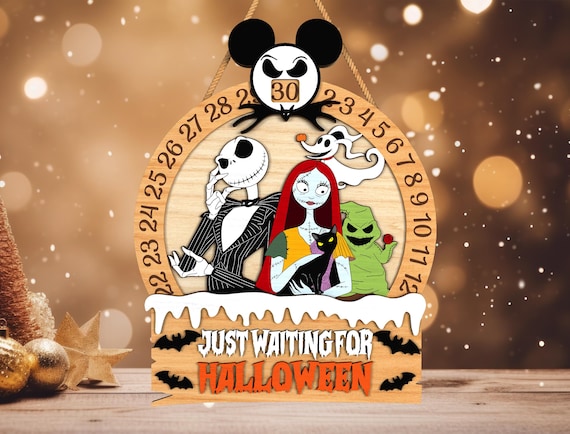 Halloween Movie Countdown Calendar svg, Happy Halloween svg, Days Until Halloween Countdown svg, Laser cut files, Glowforge svg files