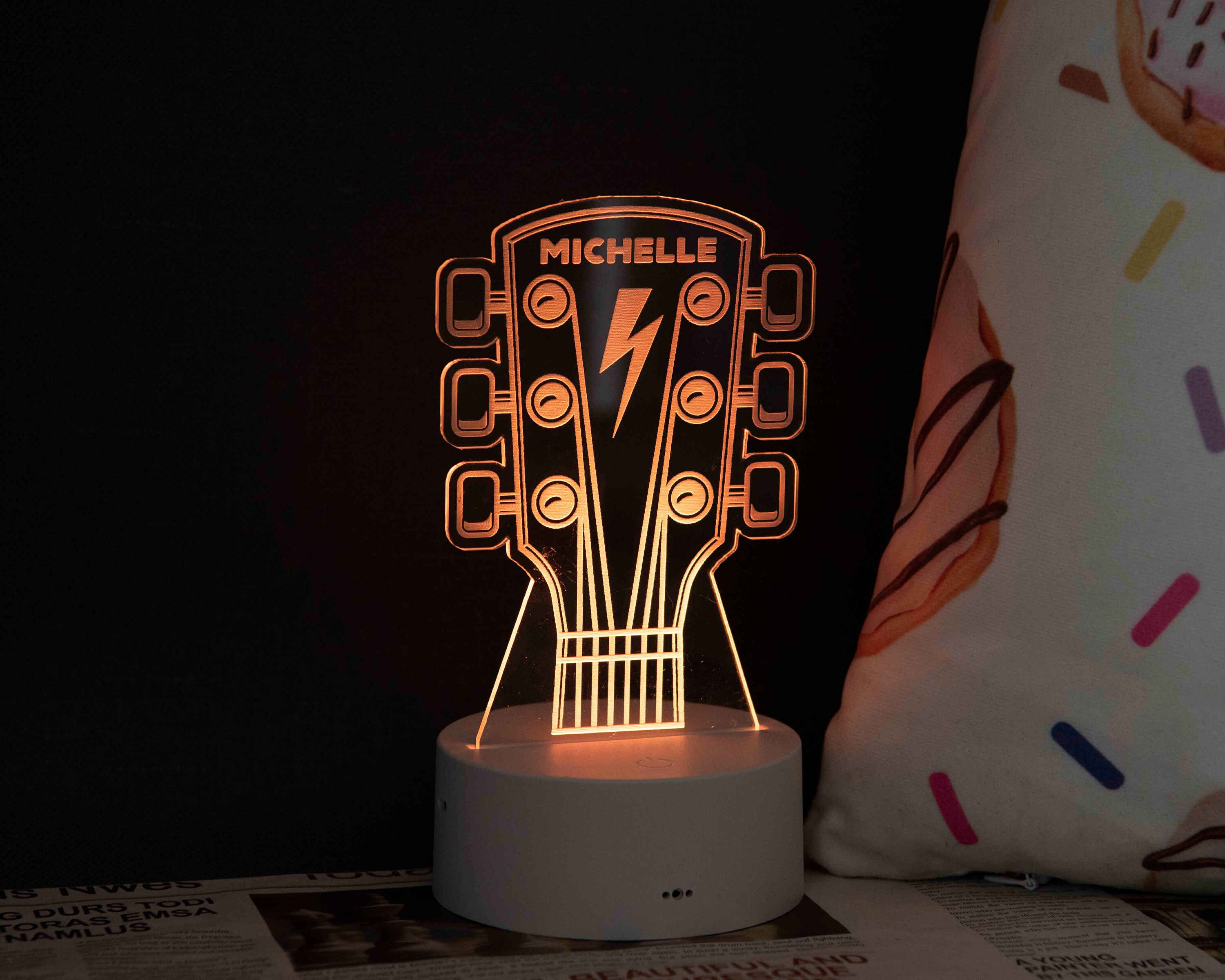 Guitar Table Lamp - Etsy