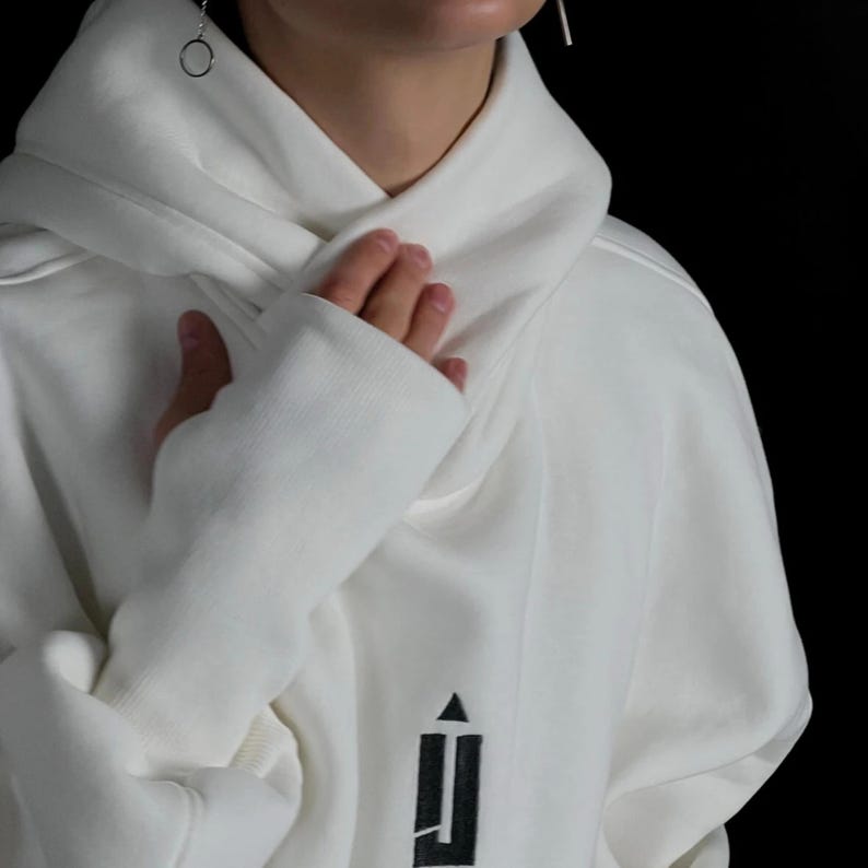 PDF Oversized Unisex Hoodie KING Sewing Pattern M-L size - Digital Download image 12