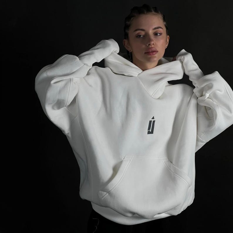PDF Oversized Unisex Hoodie KING Sewing Pattern M-L size - Digital Download image 11