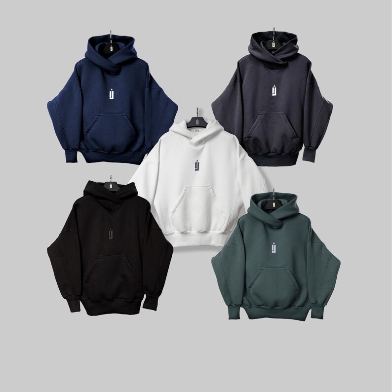 PDF Oversized Unisex Hoodie KING Sewing Pattern M-L size - Digital Download image 18