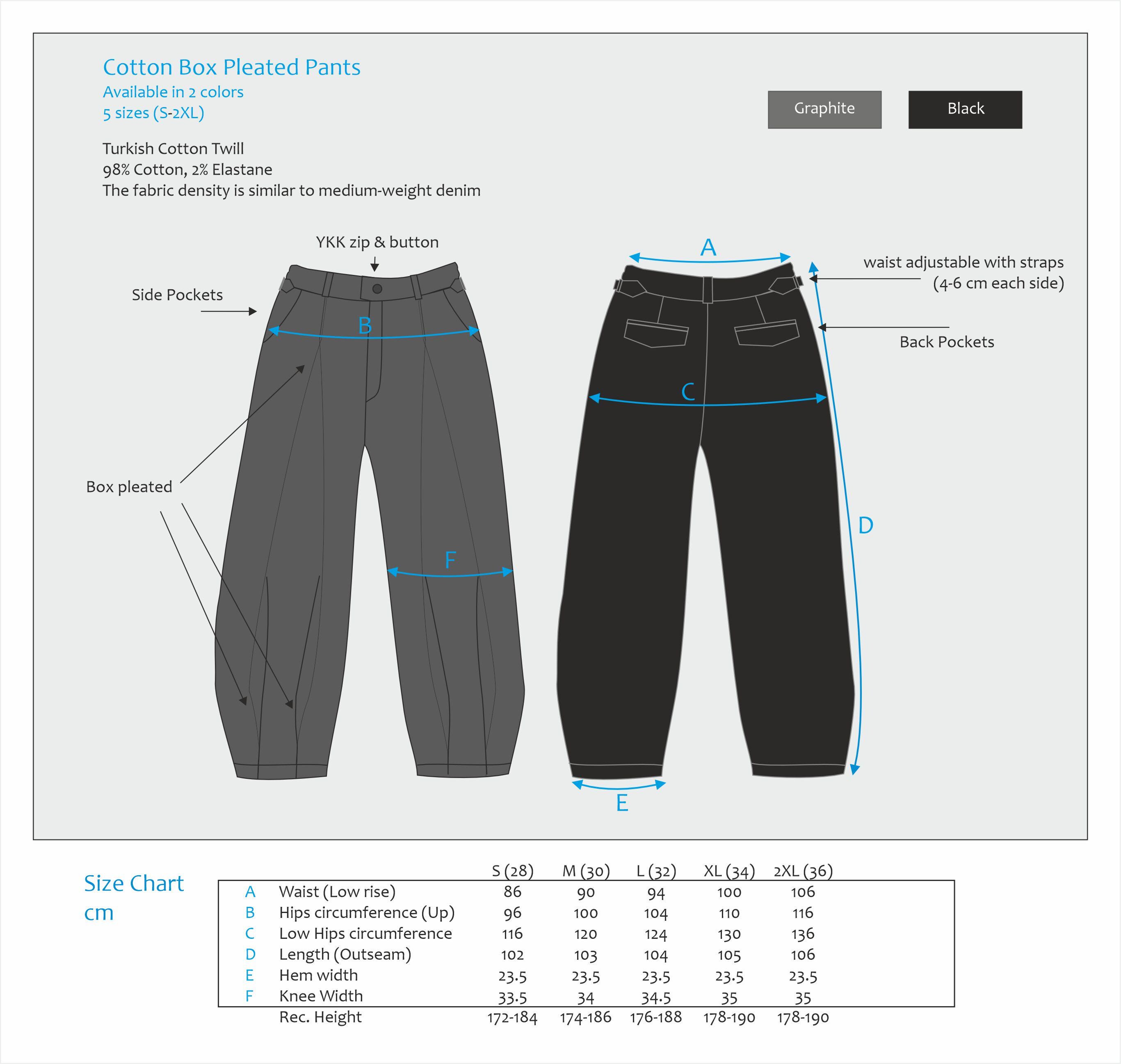 Wide-leg Cotton Box Pleated Pants – Mens Baggy Trousers - Etsy