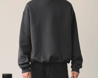 Oversized Fleece Sweatshirt (3 colors): Heavyweight 550 gsm Unisex Crewneck