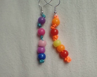 Dangle bead earrings