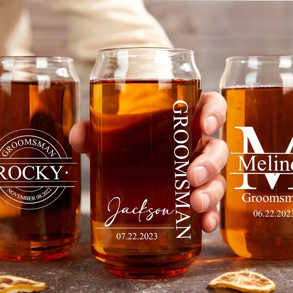 Custom Beer Glasses Etsy