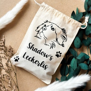 Leckerli Beutel Personalisiert - Futterbeutel Individuell - Geschenkidee für Tierliebhaber - Snacktasche für Hunde - Trainingsbeutel