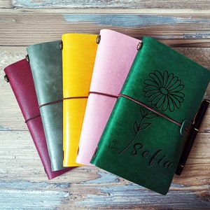 Personalisiertes Leder Journal Notizbuch Tagebuch, Veganes Leder Skizzenbuch, Reise Notizbuch, Firmengeschenke, Geschenk für Sie, Männer Geburtstagsgeschenke