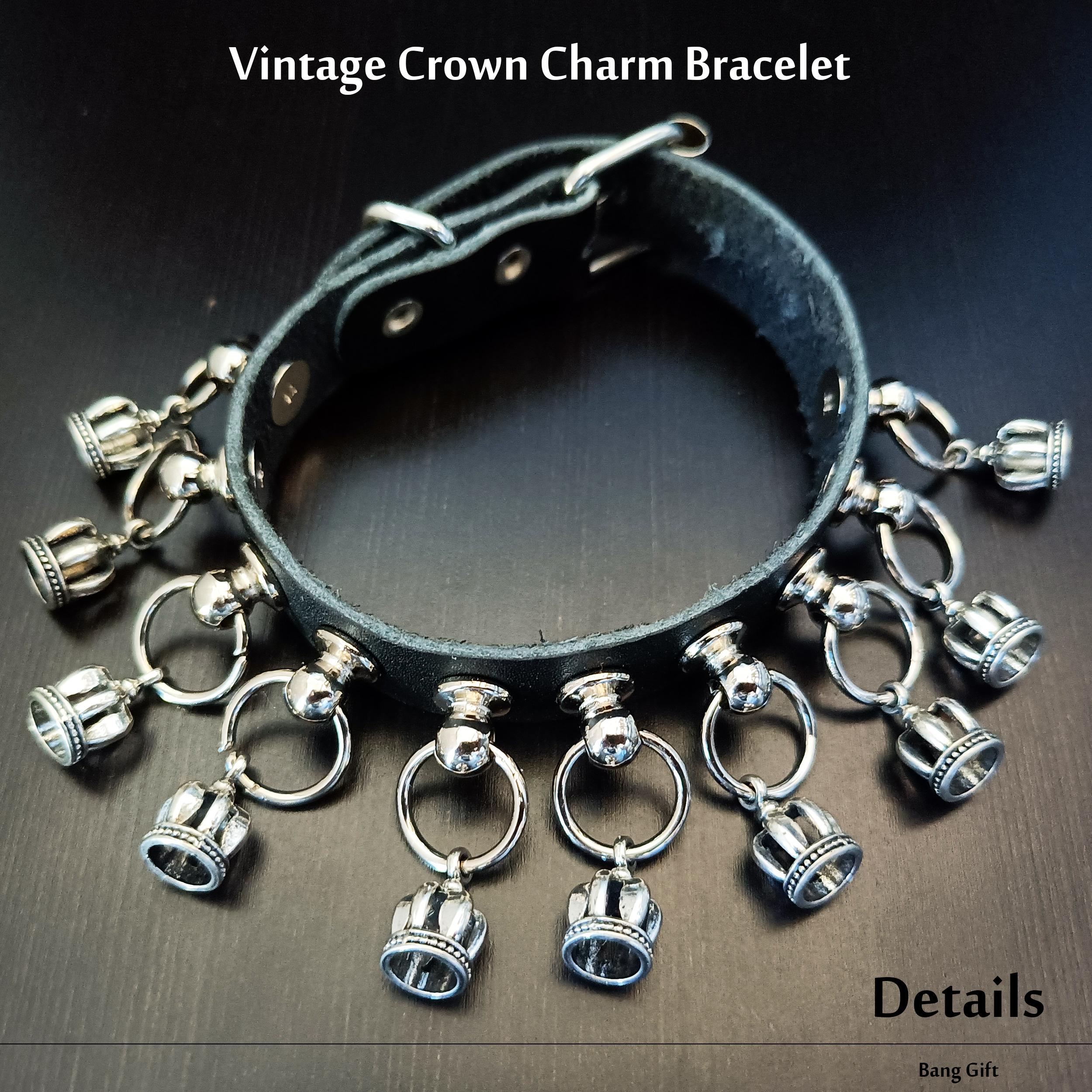 Punk Bracelets Punk Rock Razor Blade Bracelet - Adjustable Wax Rope & PU Leather Cuff (5.5-7.5cm) Wrist Keychain Bracelet