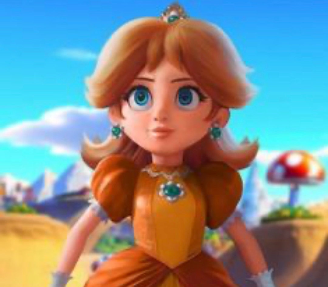 Super Mario Princess Daisy Wig Commission Etsy UK