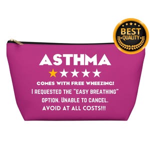 Asthma Emergency Pouch  Wheezing Included Alert