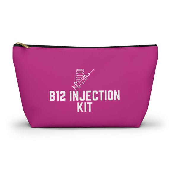 vitamin b12 injection kit B12 Injection Kit , Emergency Meds Organizer , Vitamin B12 Pouch , Medical  Alert Pouch