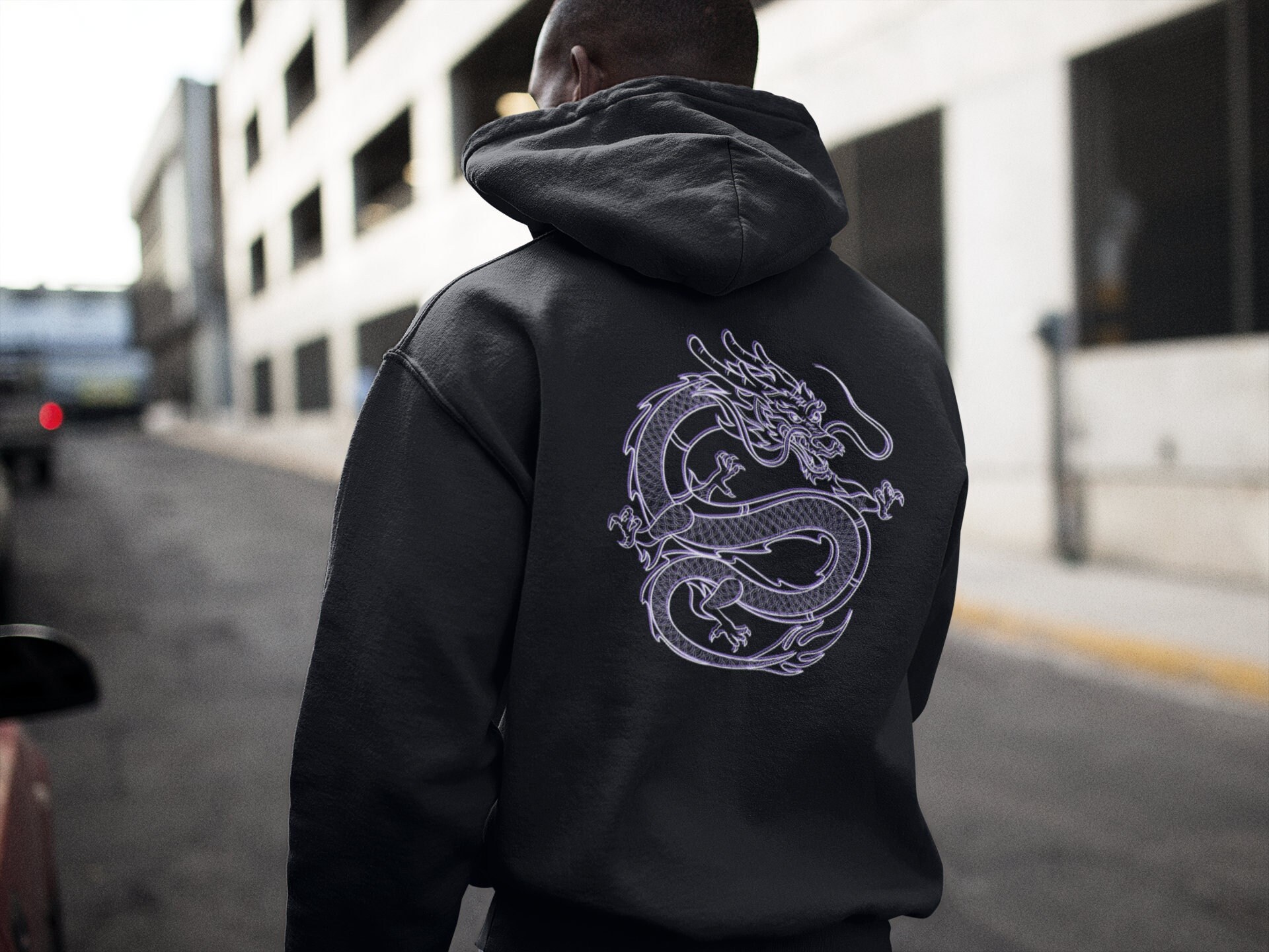 Japanese Streetwear Graphic Embroidery Cotton Hoodie Men women