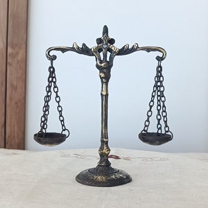 Scale of Justice, Unique Gift Ideas, Scales of Justice, Lawyer Gift, Law Office Decor, Attorney Gift, Office Decor, Vintage, Balance Scales