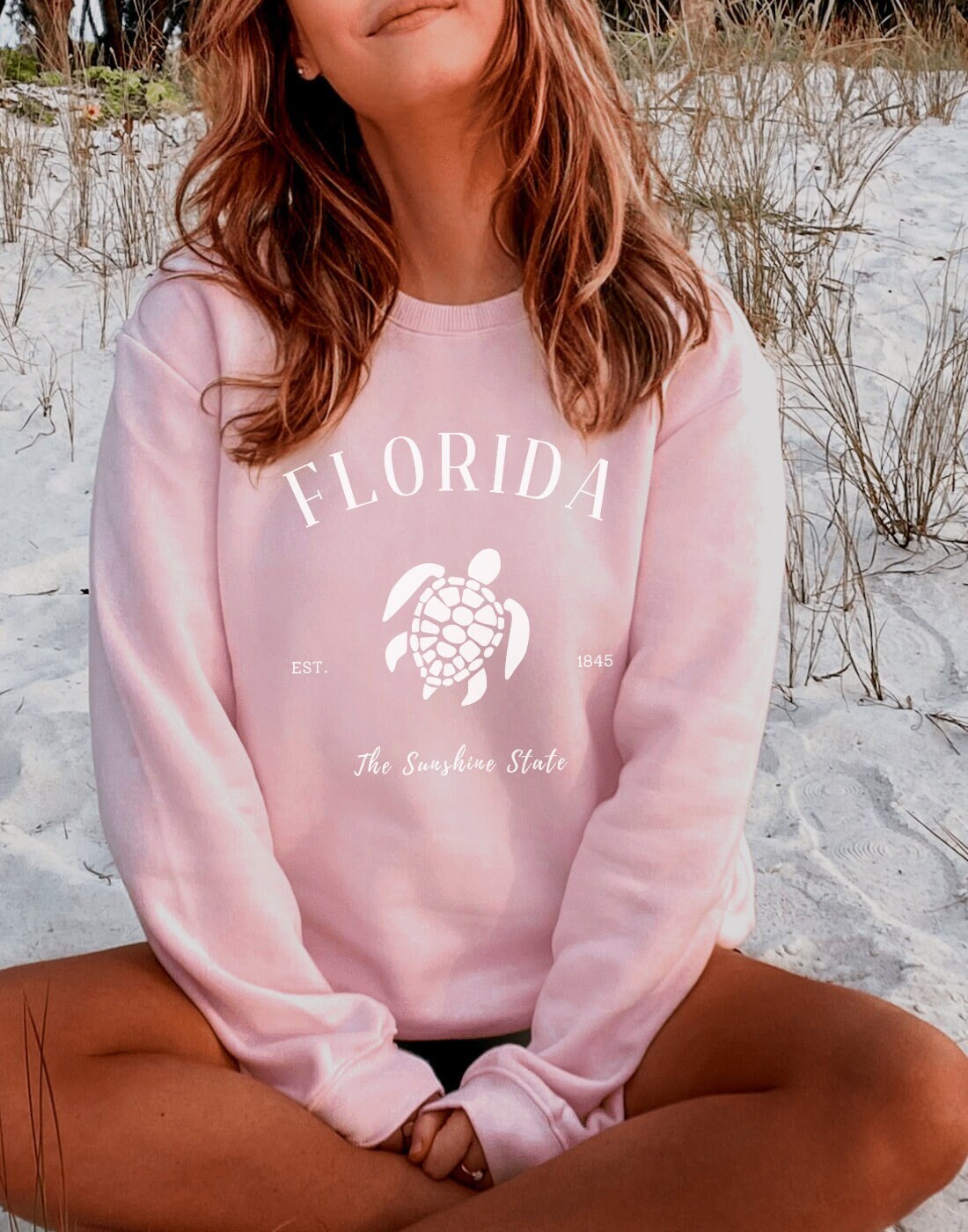 Florida Sweatshirt Florida Crewneck, Beach Sweatshirt, Florida Hoodie