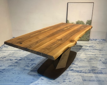 Walnut Wood Table, Coffee Table, Custom Table,Rustic Table, Wood Table, Dining table, Kitchen Table, Natural Wood Table