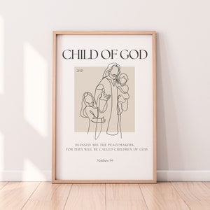 Bible Story Print - Abstract Christian ART - Biblical Wall ART - Large ...