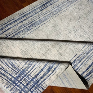 Blue Bamboo Rug, 5X8ft Modern Bamboo Rug,Bamboo Rug, Modern Area Rug, High Quality Bamboo Rug, Living Room Rug, Modern Home Decor Rug