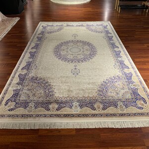 7x10 ft Bamboo Rug, Living Room Rug, 7x10 Bamboo Rug, Oversize Bamboo Carpet, Turkish Rugs, Bamboo Rug, Oriental Bamboo Rug, Area Rug