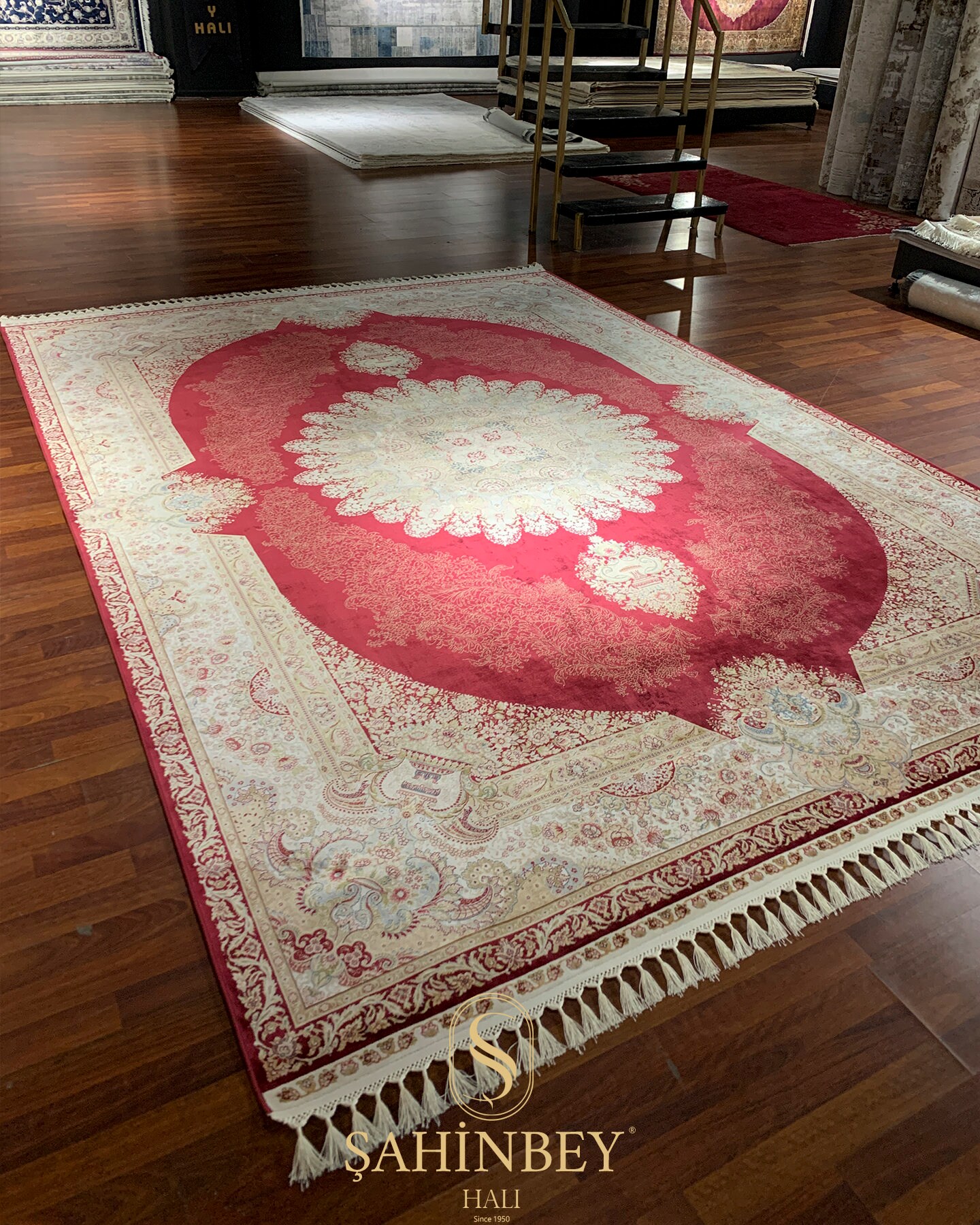 5X8 ft Red Beige Silk Rug, Rug For Living Room,  Traditional & Classıc Silk Rug, Naturel Silk Rug, Luxury Silk Rug, House Decor Rug