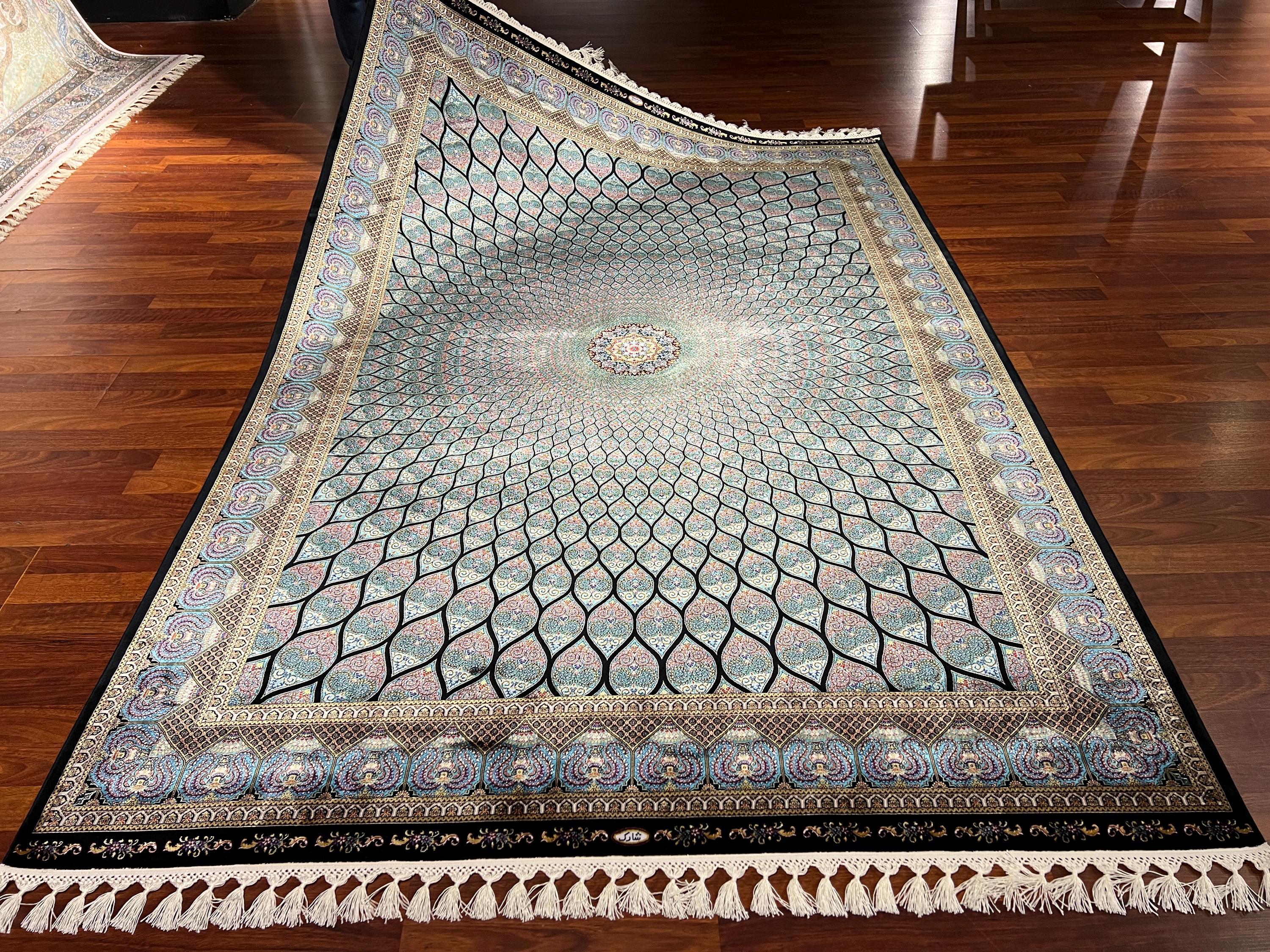 ANATOLIAN トルコラグ　60×90 Momeni Anatolia Light Blue 9 ft. X 12 ft. Oriental Rectangle