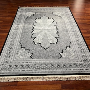 5x8 ft Persian Silk Rug, Rug For Living Room, Qum Silk Rug, Special Design Silk Rug, Luxury Silk Rug, Home Decor, Luxury Silk Rug, Rugs