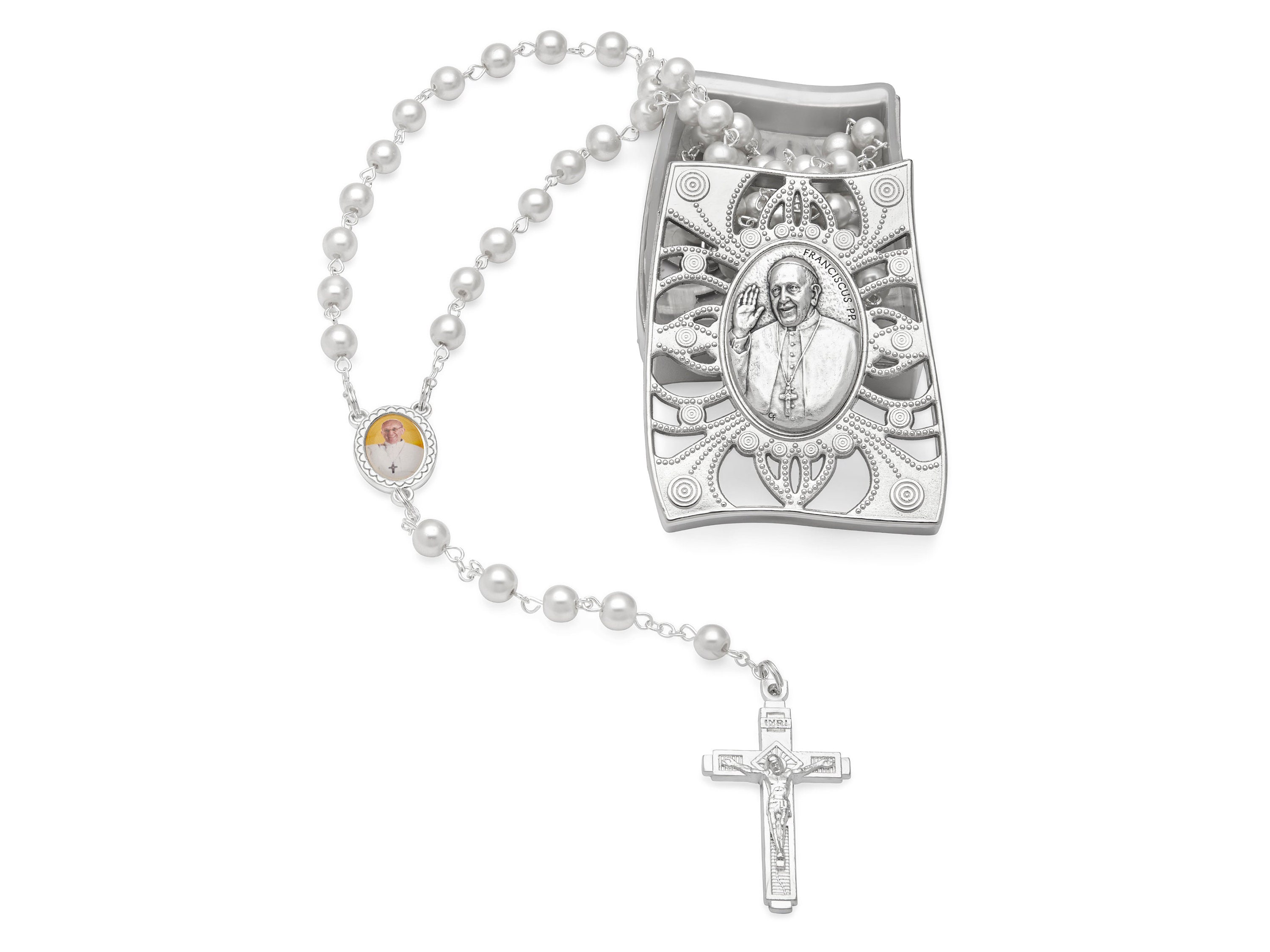 英国製　100年以上前のマーブルガラスロザリオ　アンティーク① 英国製 100年以上前のマーブルガラスロザリオ アンティーク① 【公式通販】