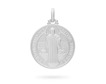 St. Benedict Sterling Silver 925 medal