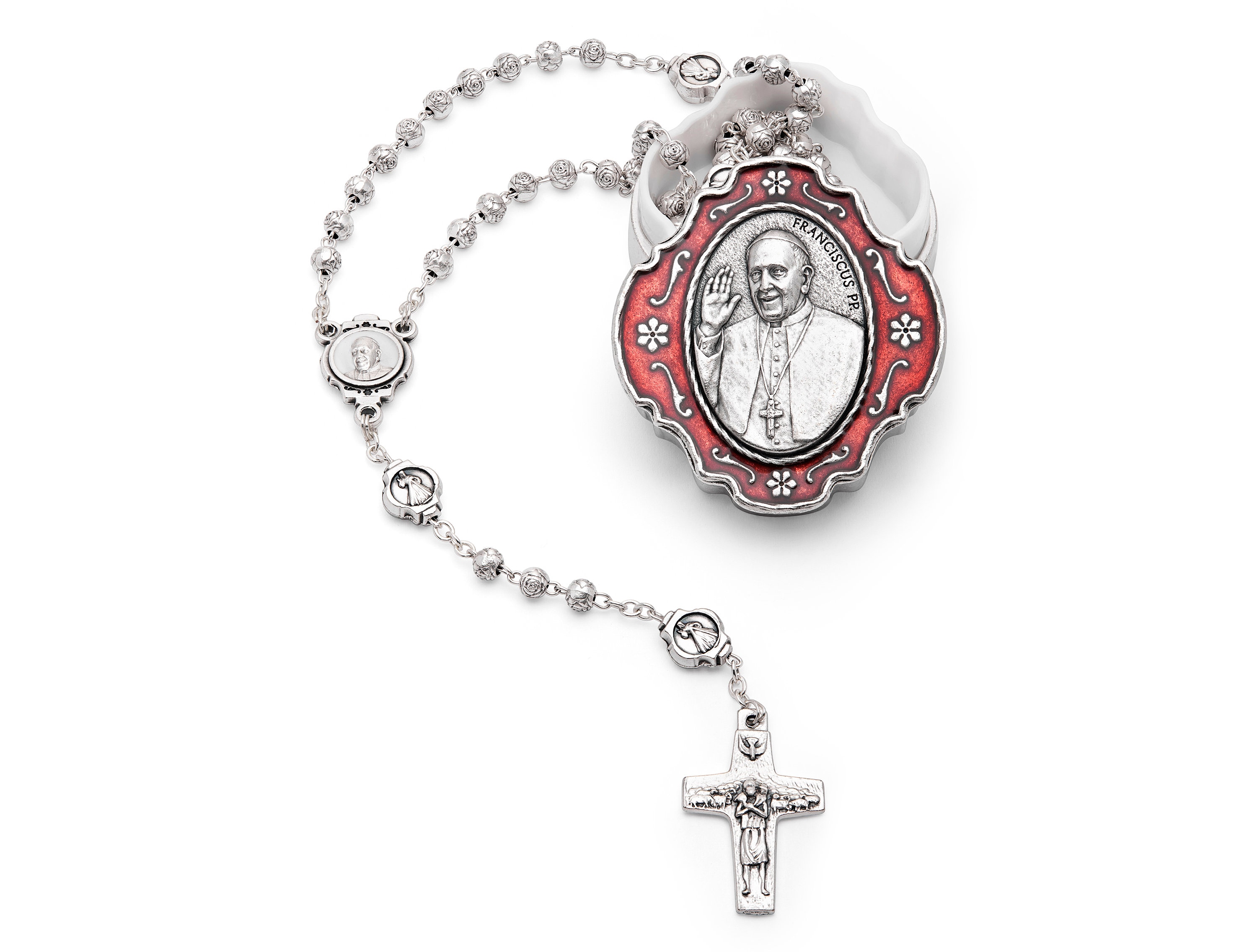 英国製　100年以上前のマーブルガラスロザリオ　アンティーク① 英国製 100年以上前のマーブルガラスロザリオ アンティーク① 【公式通販】